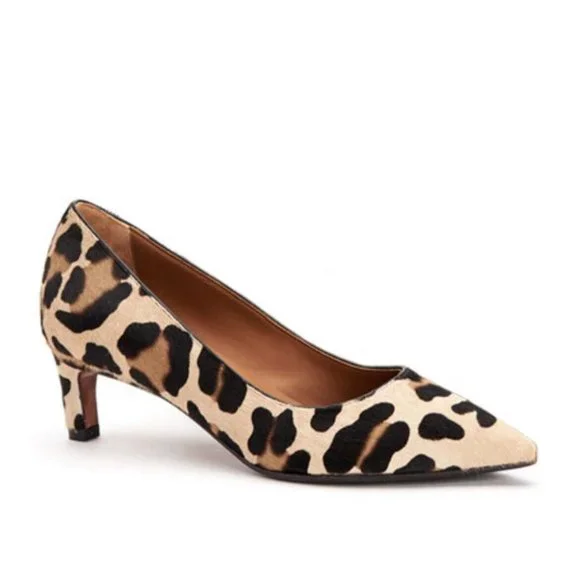 Aquatalia Shoes Aquatalia Marianna Pump Fur Suede Kitten Heel